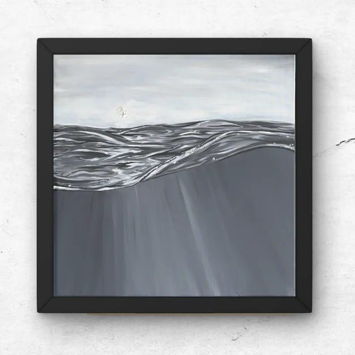 black and white water cropped mockup